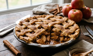 Apple Pie dengan Komposisi Rempah Kayu Manis yang Diperkuat untuk Pengalaman Rasa yang Lebih Kaya